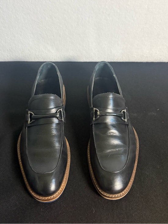 Kenneth Cole Reaction Men\'s Black Brown Slip On Loafers 8.5 M Dress Shoes #S0001 main image 4
